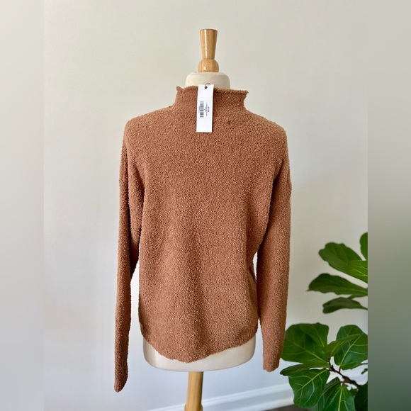 NWT Natural Reflections Cozy Turtleneck Sweater Camel Brown Size Small - Picture 3 of 5